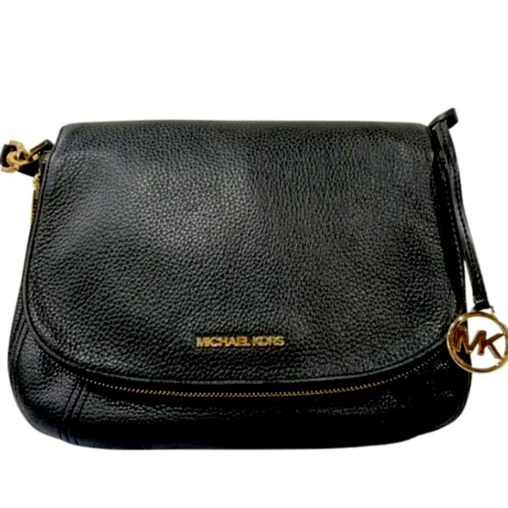 Michael Kors Bedford Convertable Flap Leather Bag
